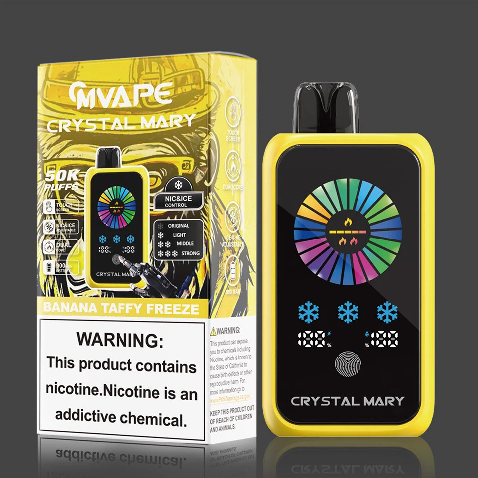 CM VAPE 50000 PUFF DISPOSIXÍVEL VAPE: BANANA TAFFY FORZE